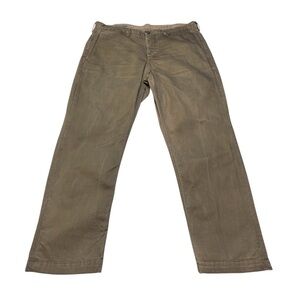 Gap 1969 Slim Brown Denim Jeans Men’s Size 36x30 Preppy 2011 Button Fly